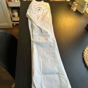 Hudson White Collin flap Jeans Size 26